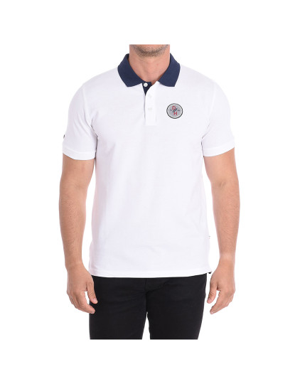 imagem de Polo de Homem azul branco1