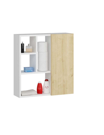 imagem de Móvel Casa Banho Secret Branco/OAK3