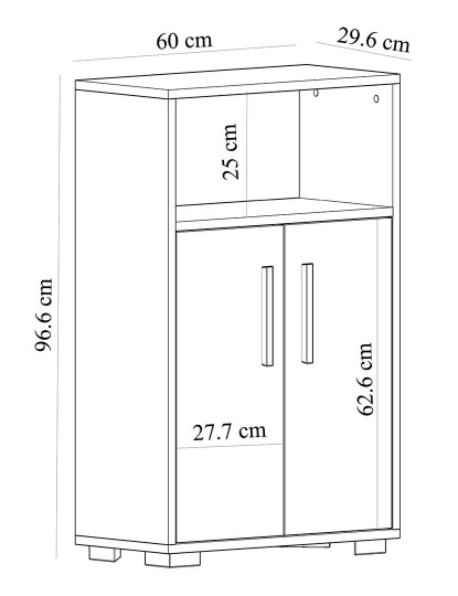 imagem de Móvel Apoio Moon Sapphire Oak Branco5