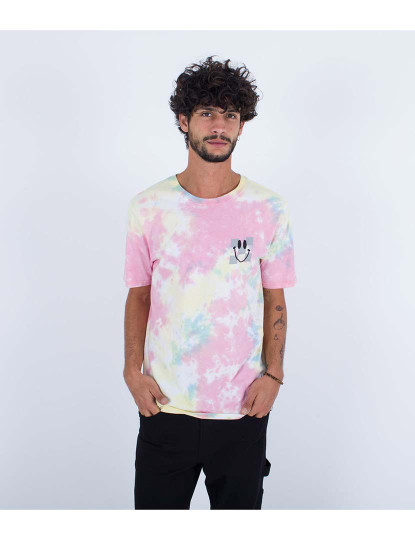 imagem de T-shirt Homem Evd Tie Dye Tripy Pnappl Eggshell1