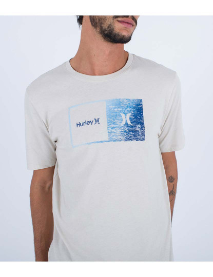 imagem de T-shirt Homem Evd Halfer Gradient Bone5