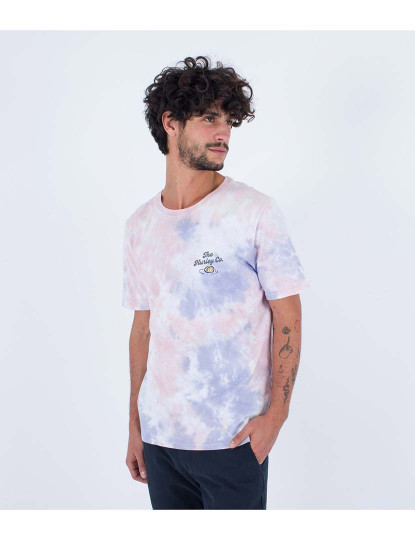 imagem de T-shirt Homem Evd Tie Dye Bottmos Up Flamingo3