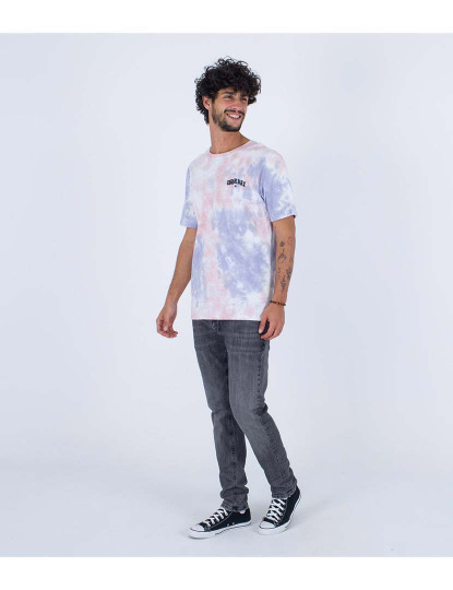 imagem de T-shirt Homem Evd Tie Dye Groove Flamingo6