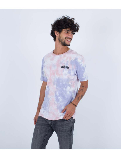 imagem de T-shirt Homem Evd Tie Dye Groove Flamingo3