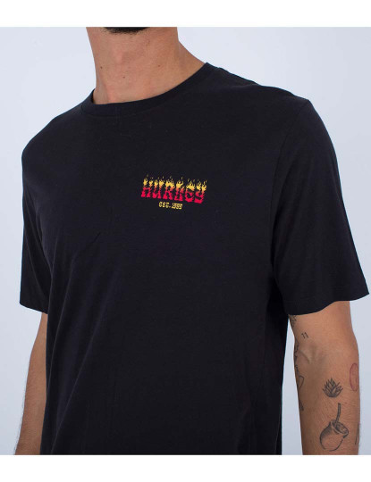 imagem de T-shirt Homem Evd Burning Sun Preto5