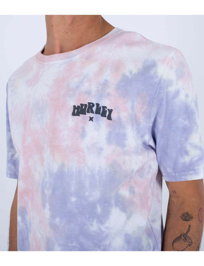 imagem de T-shirt Homem Evd Tie Dye Groove Flamingo5