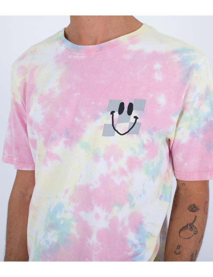 imagem de T-shirt Homem Evd Tie Dye Tripy Pnappl Eggshell5