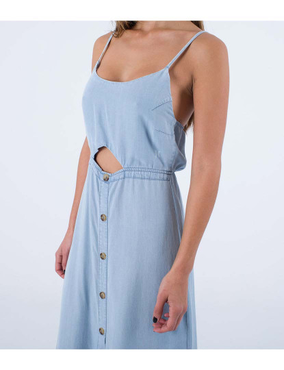 imagem de Vestido Senhora W Oceancare Maxi Denim Claro6