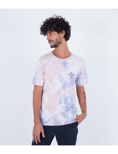 imagem de T-shirt Homem Evd Tie Dye Bottmos Up Flamingo1