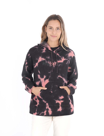 imagem de Hoodie Senhora W Tate Boyfriend Hoodie Preto Vintage Tie Dye1