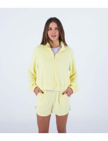 imagem de Camisola Senhora Oceancare Towel Full Zip Misted Amarelo1