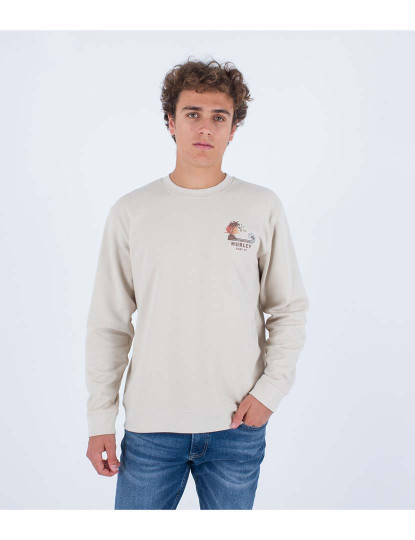 imagem de Camisola Homem Fairbanks Fleece Crew Bone1