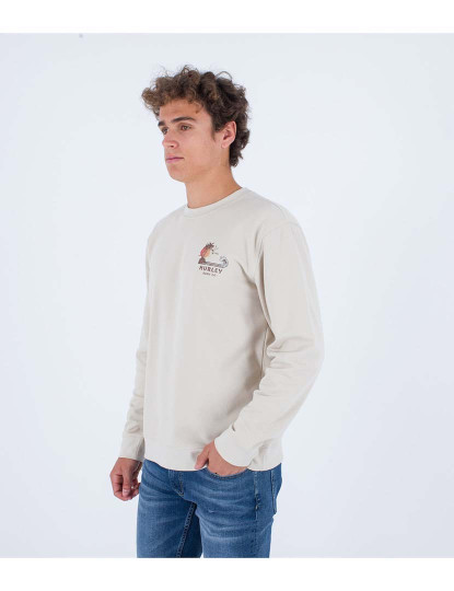 imagem de Camisola Homem Fairbanks Fleece Crew Bone5