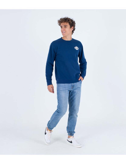 imagem de Camisola Homem Fairbanks Fleece Crew Abyss5