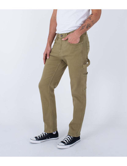 imagem de Calças Homem Oceancare Carpenter Pant Khaki5