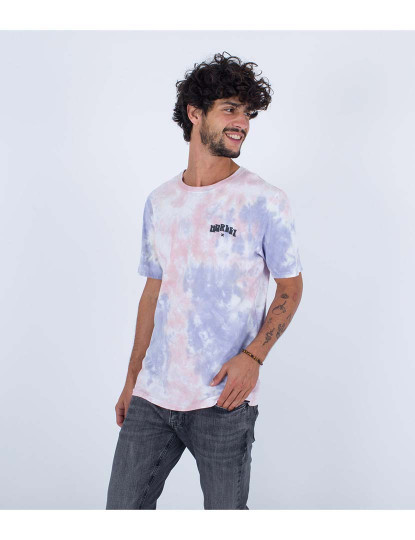 imagem de T-shirt Homem Evd Tie Dye Groove Flamingo7