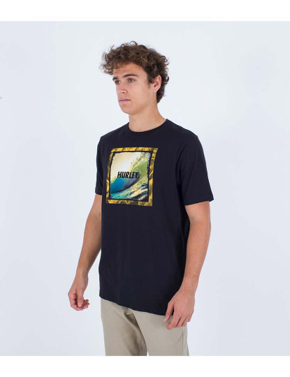 imagem de T-shirt Homem Evd Wave Hello Preto7