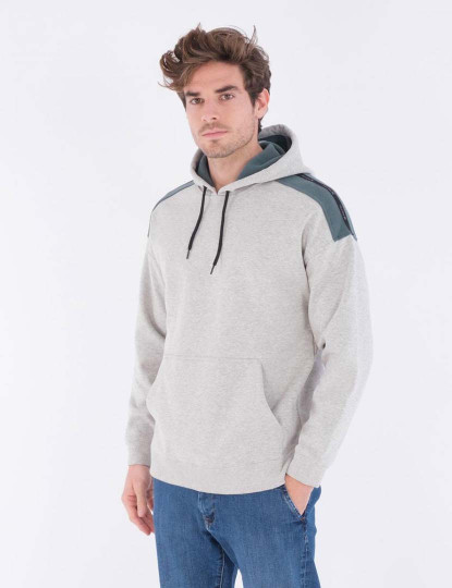 imagem de Pullover Homem Heat Bondi Pullover Cinza Heather1