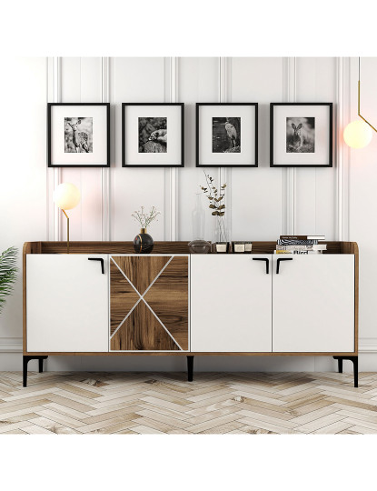 imagem de Consola Walnut Branco1