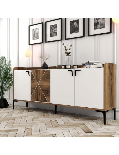 imagem de Consola Walnut Branco2