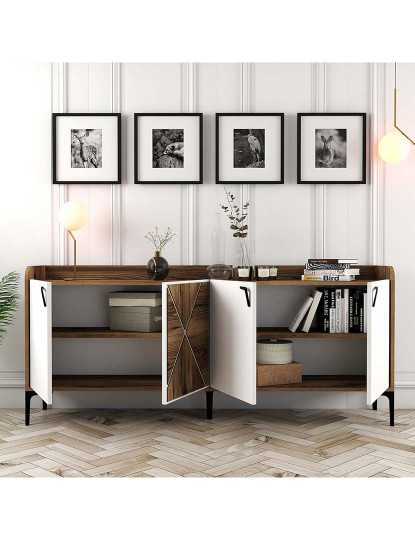 imagem de Consola Walnut Branco3