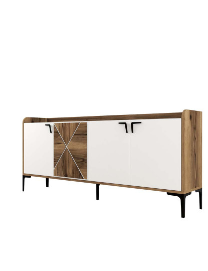 imagem de Consola Walnut Branco6