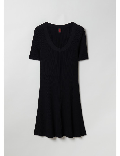 imagem de Vestido Tricot Senhora Preto3