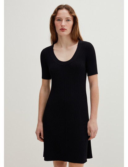 imagem de Vestido Tricot Senhora Preto1