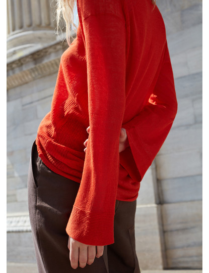 imagem de Sweatshirt Senhora Vermelho2