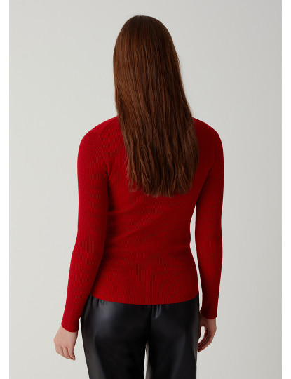 imagem de Sweatshirt Senhora Vermelho3