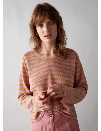 imagem de Pullover Senhora Rosa-Verde3