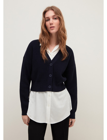 imagem de Cardigan Senhora Navy1