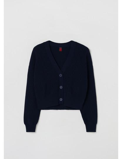 imagem de Cardigan Senhora Navy4