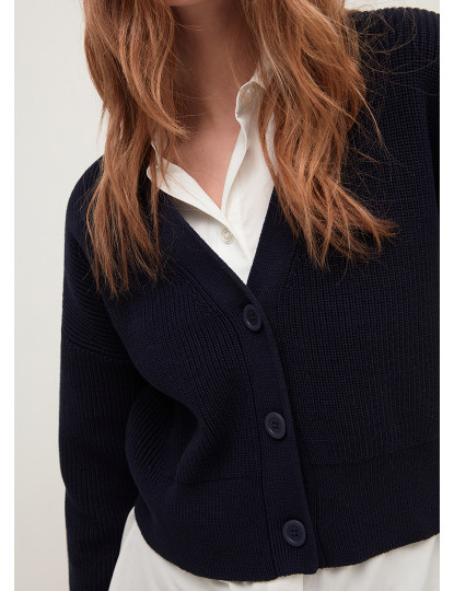 imagem de Cardigan Senhora Navy3