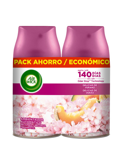 imagem de Pack 2 Recargas Ambientador Air Wick Delicias Verão1