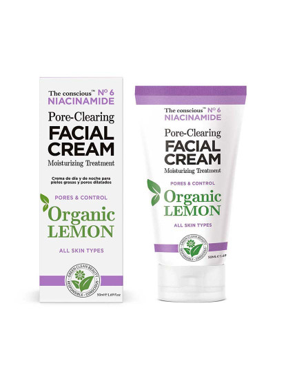 imagem de Niacinamide Pore-Clearing Facial Creme Organic Lemon 50 Ml1