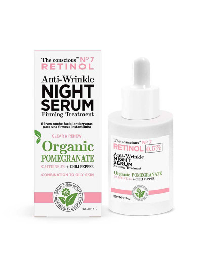 imagem de Retinol Anti-Wrinkle Night Serum Organic Pomegranate 30 Ml1