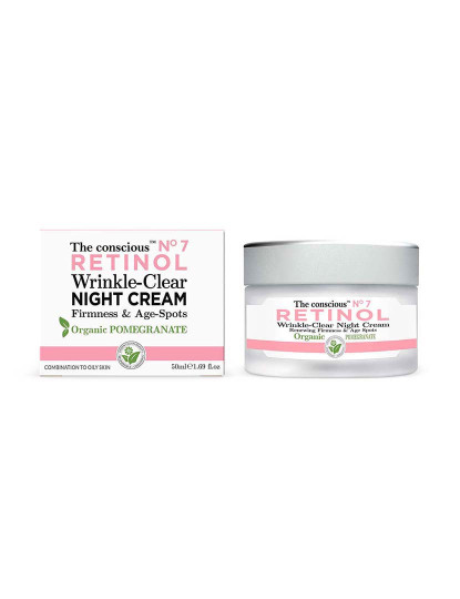 imagem de Retinol Wrinkle-Clear Night Creme Organic Pomegranate 50 Ml1