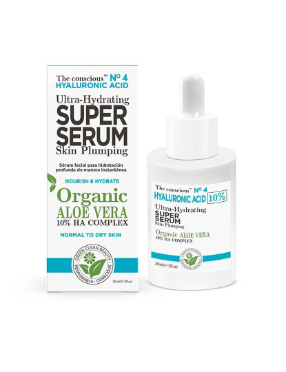 imagem de Ácido Hialurónico Ultra-Hydrating Super Serum Organic Aloe Vera 30 Ml1