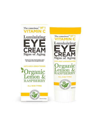 imagem de Vitamin C Luminizing Creme olhos Organic Lemon & Raspberry 30 Ml1