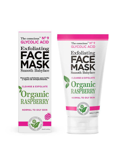 imagem de Glycolic Acid Exfoliating Face Máscara Organic Raspberry 50 Ml1