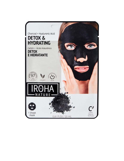 imagem de Detox Charcoal Black Tissue Máscara Facial 1Use1