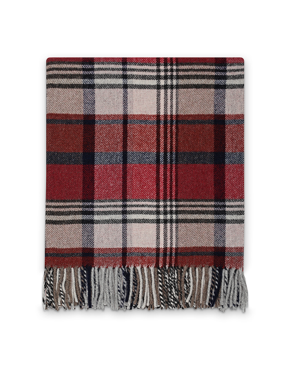 imagem de Plaid de Cama SCOT vermelho1