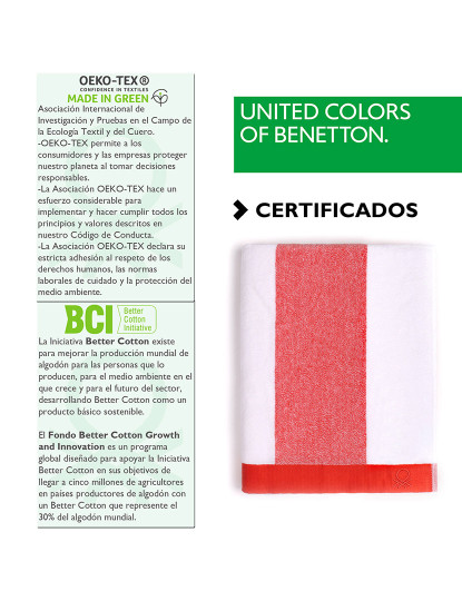 imagem de Toalha Praia Benetton Vermelho8