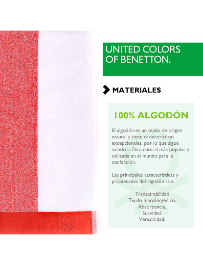 imagem de Toalha Praia Benetton Vermelho9