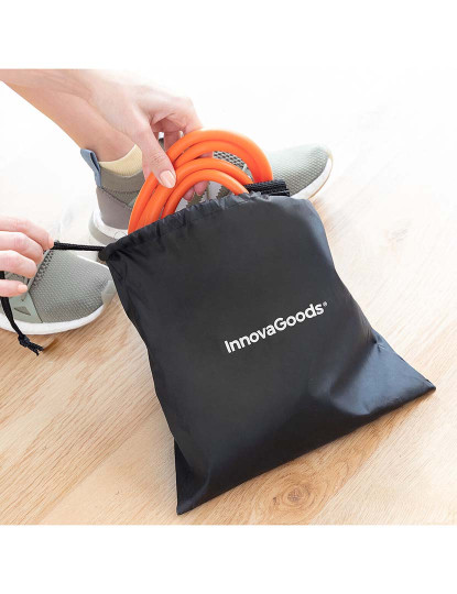 imagem de Cinto com Faixas de Resistência para Glúteos e Guia de Exercícios Bootrainer InnovaGoods4