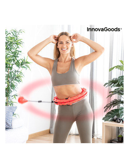 imagem de Fittehoop InnovaGoods Aro de fitness ajustável com peso inteligente1