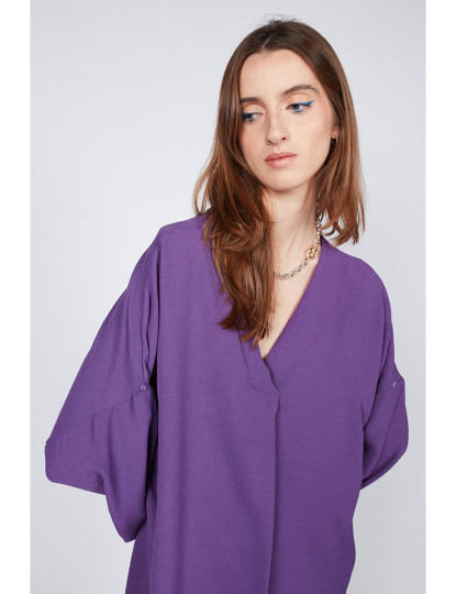 imagem de Blusa M. Comprida Fluida Senhora Violeta5