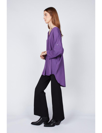 imagem de Blusa M. Comprida Fluida Senhora Violeta2