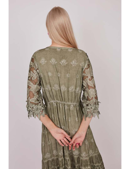 imagem de Vestido Senhora Khaki6